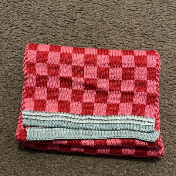 Vintage Oleana Wool Checkered Scarf - Picture 5 of 5